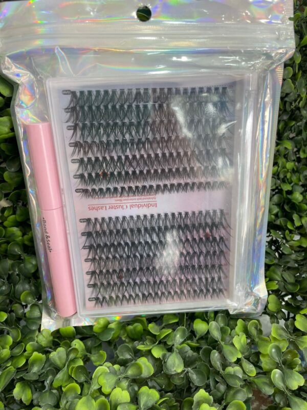 Pestañas 1x1 caja transparente