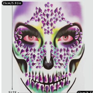 Piedra Halloween facial morada