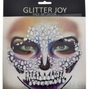 Piedra Halloween facial blanca