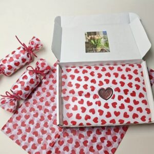 Papel corazones