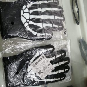 Guantes fluorescentes calavera