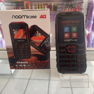 Celular Nahomi negro/rojo